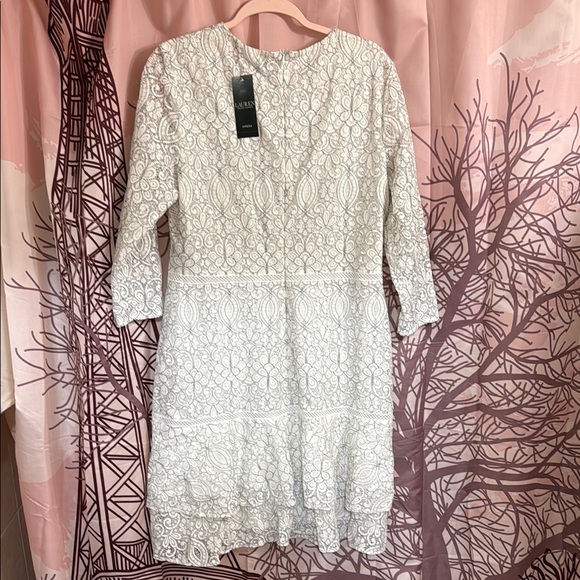 Ralph Lauren Dresses & Skirts - Elegant White Lace Dress Ralph Lauren